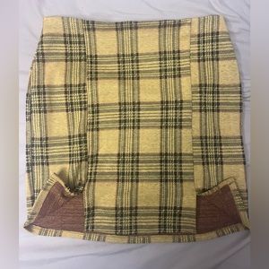 COPY - Plaid Yellow Skirt